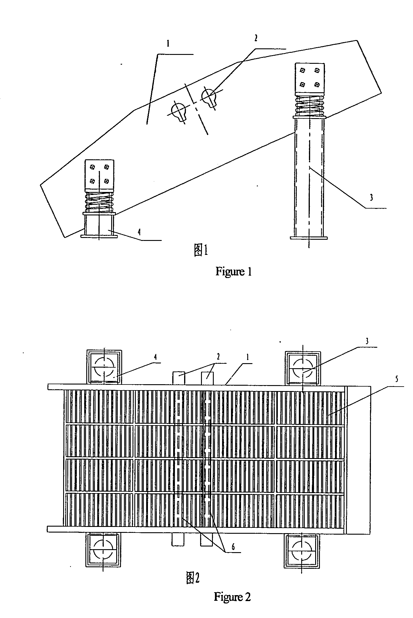 Elastic sieving technique and corresponding large-sized elastic vibration screen