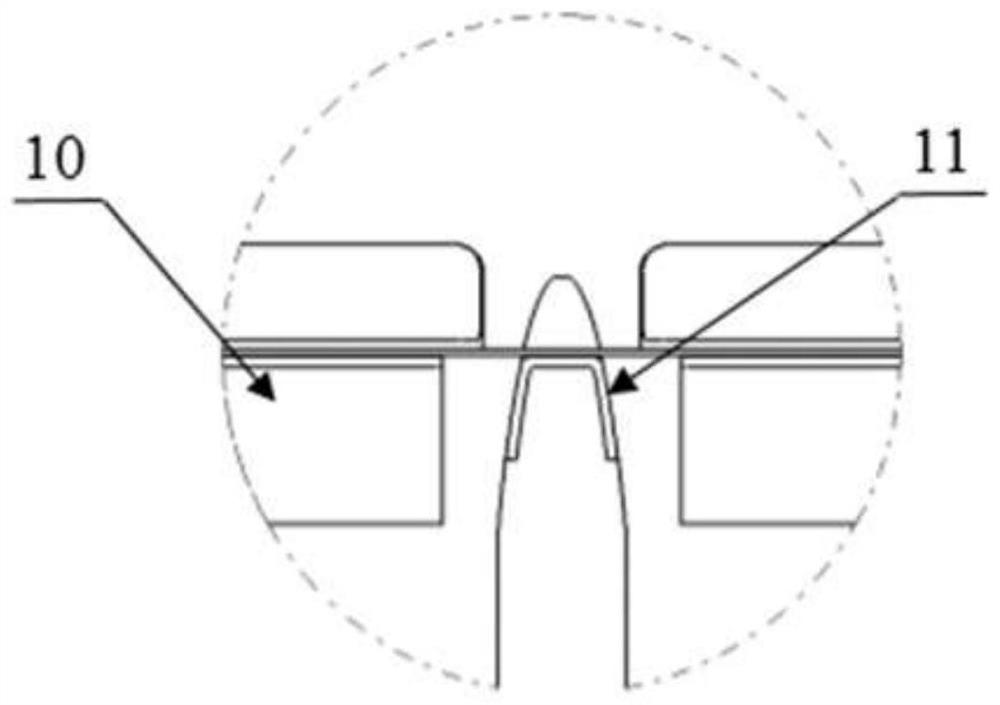 Long and thin double-engine air inlet channel structure and assembling method