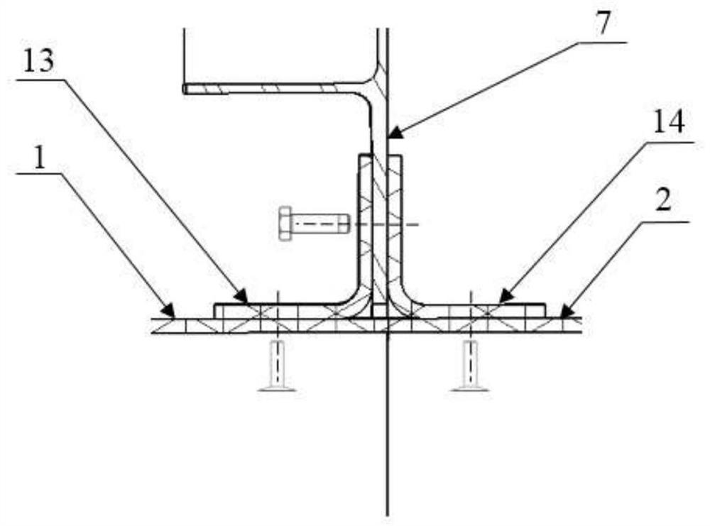 Long and thin double-engine air inlet channel structure and assembling method