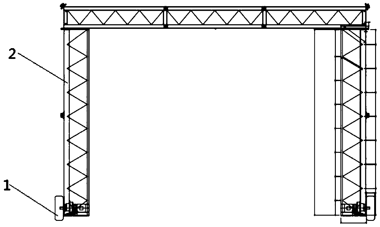 Tunnel spraying maintenance vehicle