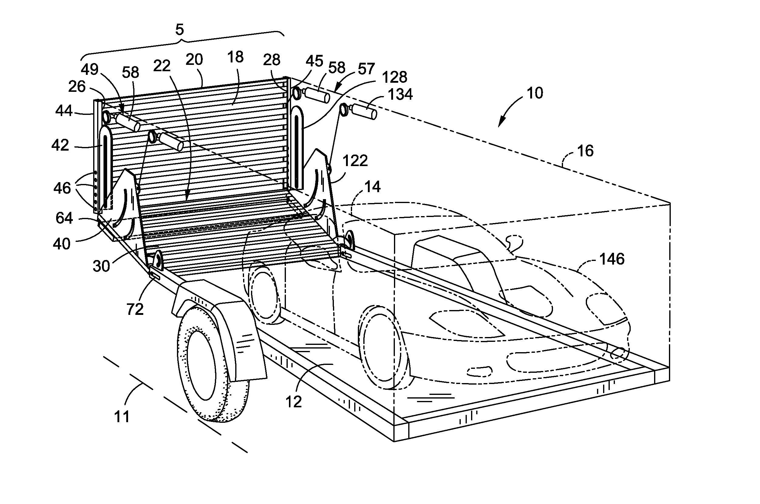 Vehicle transport ramp system