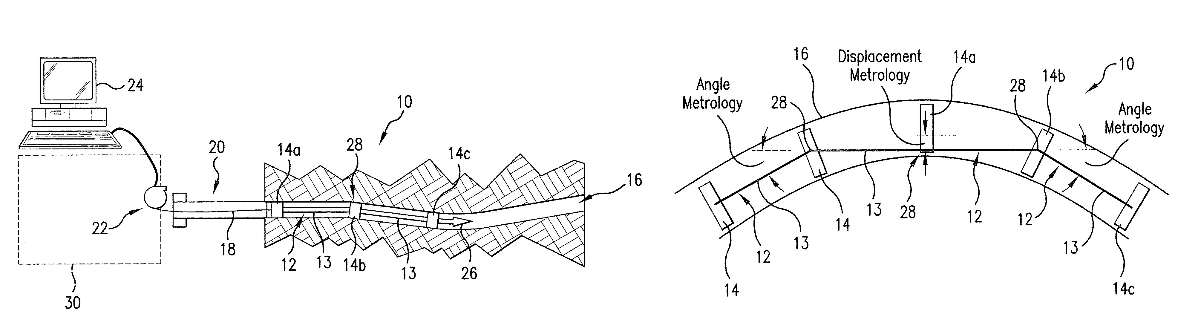 Centralizer-based survey and navigation device and method