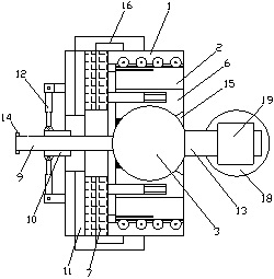 Joint connecting structure of robot and robot