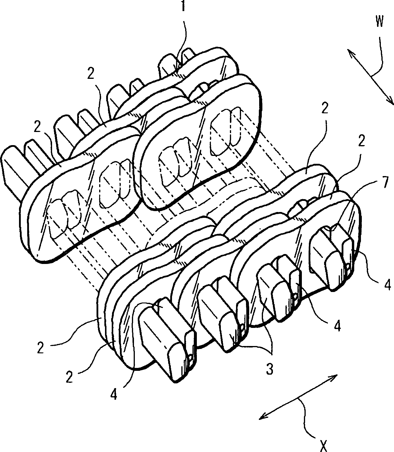 Power transmission chain and method of manufacturing the same, and power transmission device