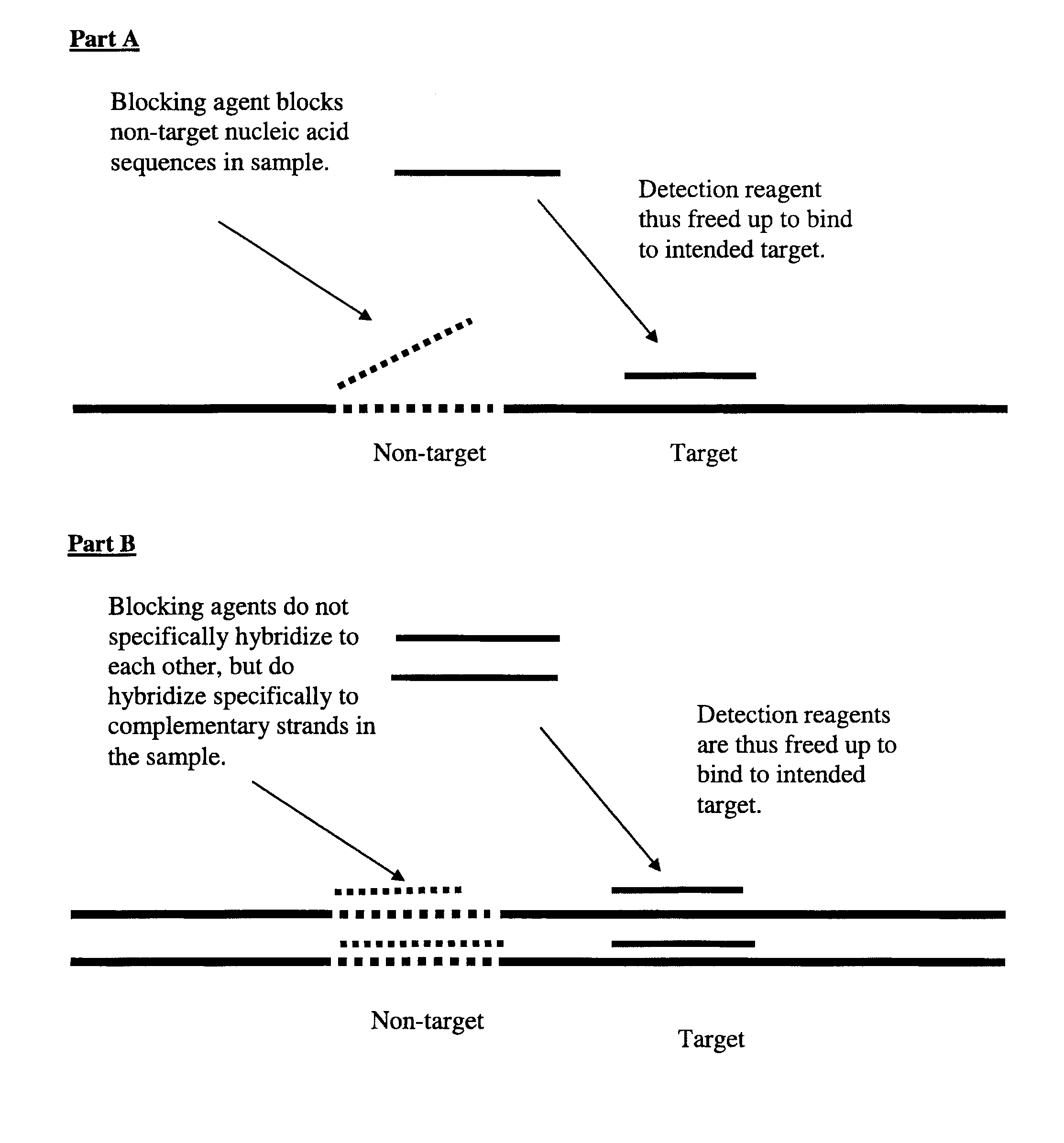 Blocking Agents Comprising Non-Natural Nucleic Acids and Detection Methods Using such Blocking Agents