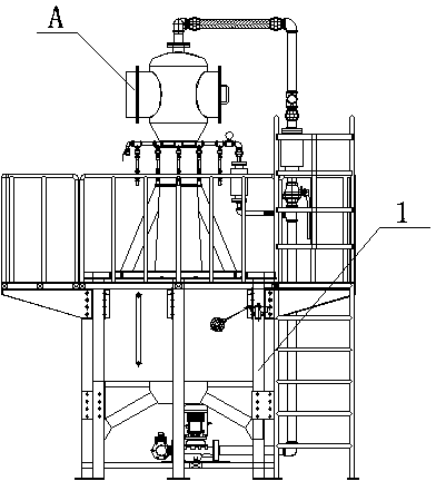 Large-scale equipment for filtering air odor and pollutant