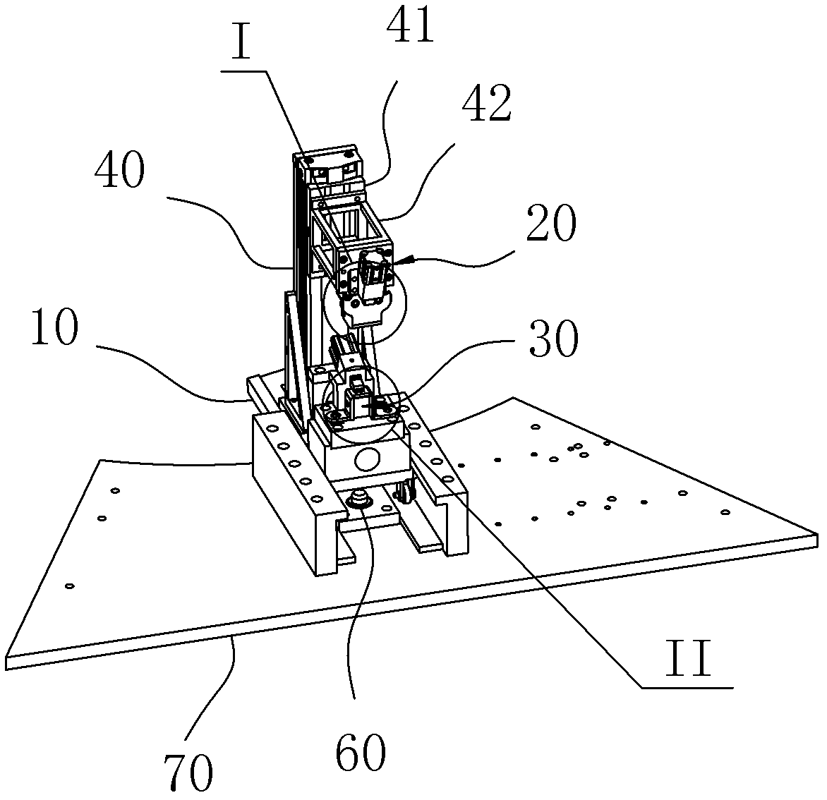 Automobile door hinge clamp