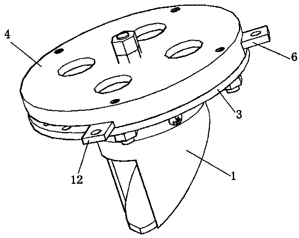 Material sowing rotary adjusting mechanism of adjustable seeding and fertilizer applying machine