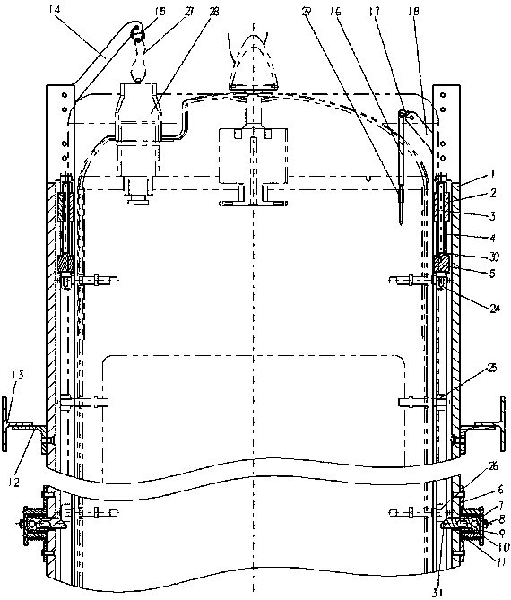 Pod system capable of hoisting two unmanned aerial vehicles simultaneously