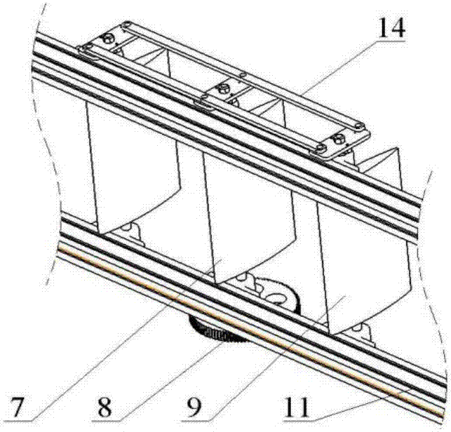 Wind tunnel test gust generator