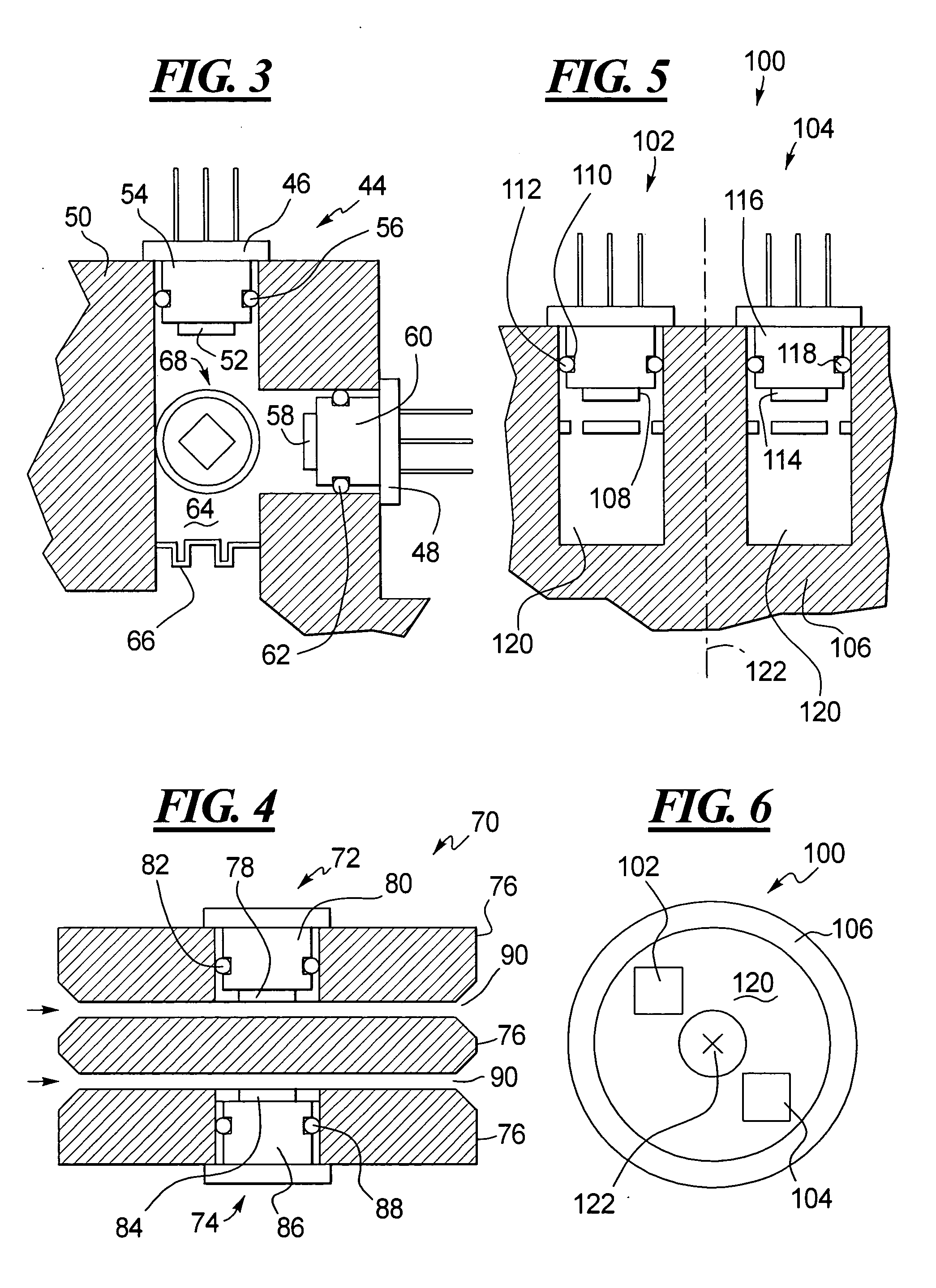 Differetial thermal sensors