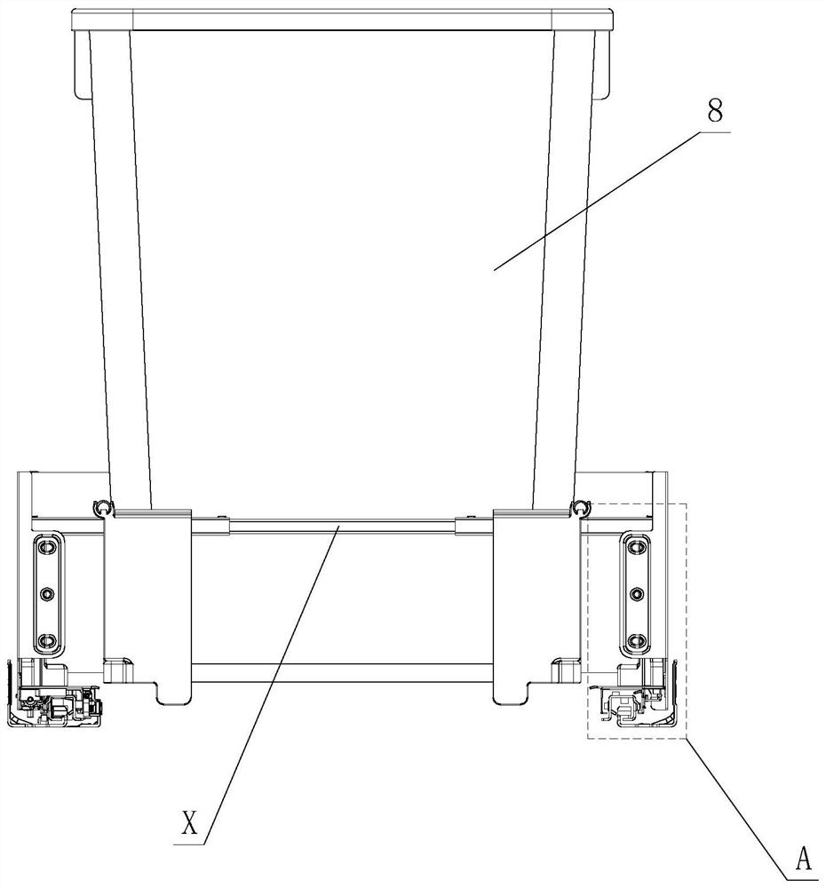 Bearing structure for device