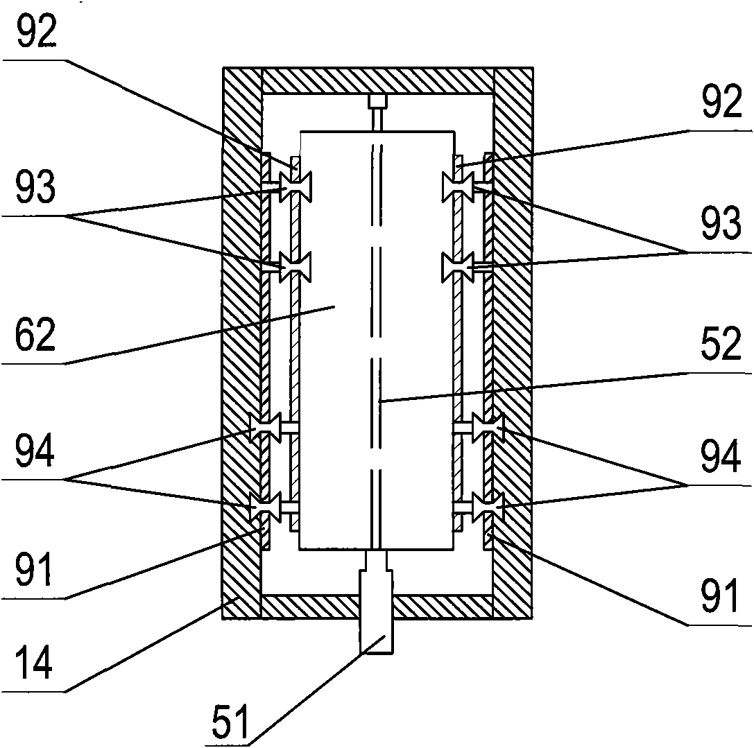 Welding line ray detector of adapter tube and safety end of nuclear reactor pressure vessel