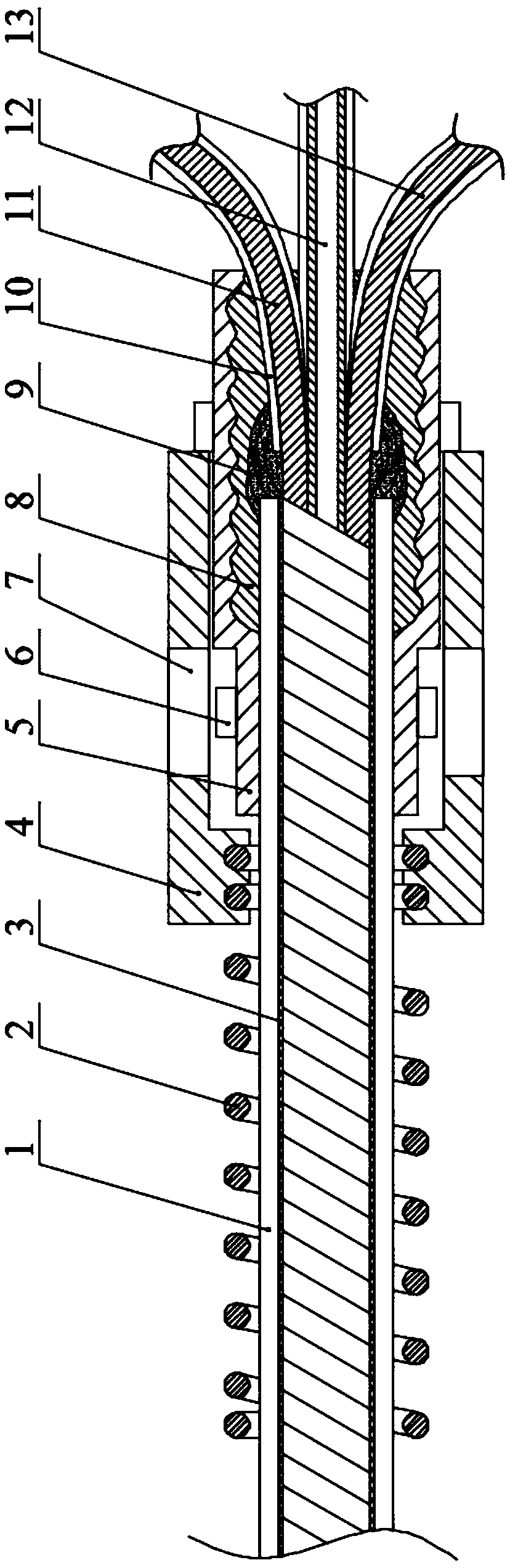 An integrated cable special for welding machine and a manufacturing method thereof