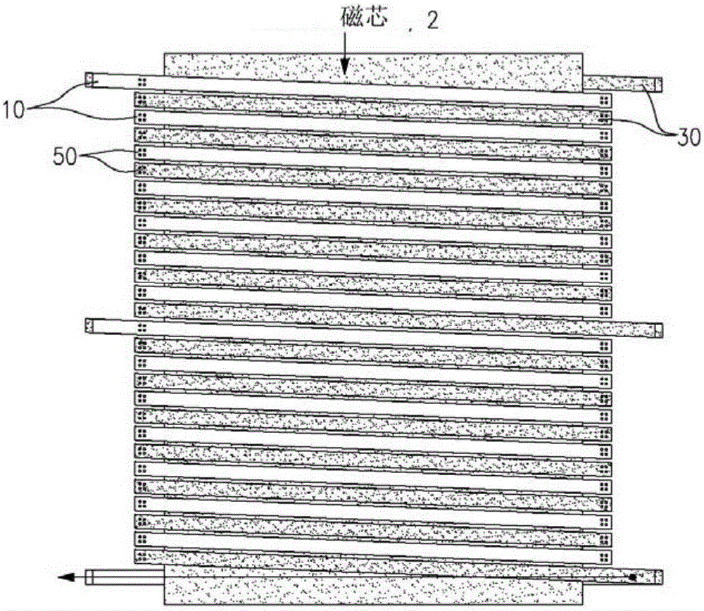 An inductive component for use in an integrated circuit, a transformer and an inductor formed as part of an integrated circuit