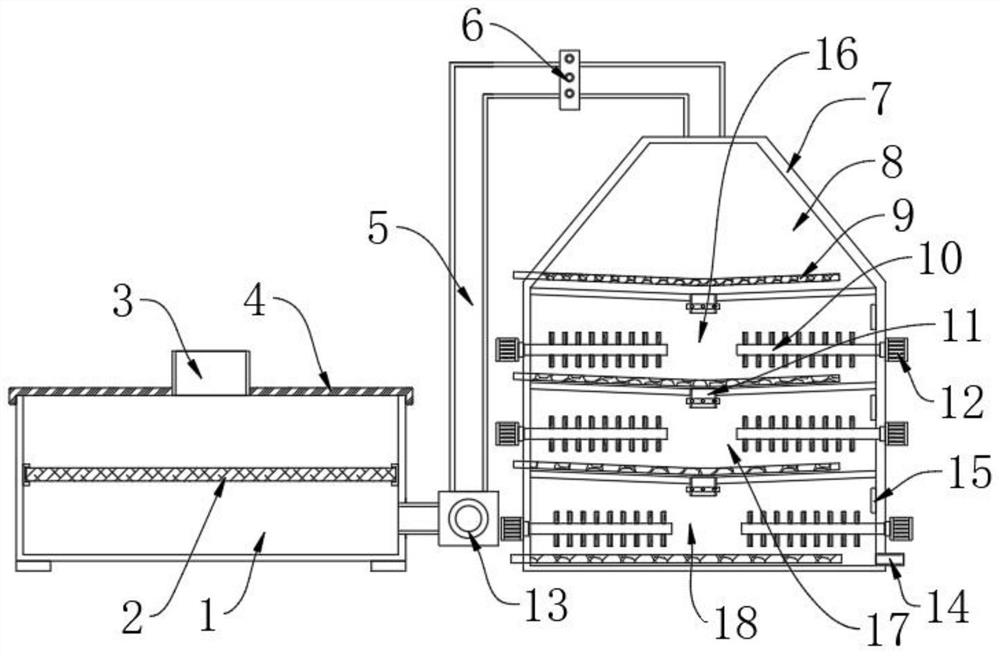 Method and device for degrading antibiotics by using microbial flora