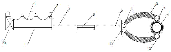 Remove pliers for expansion bolt