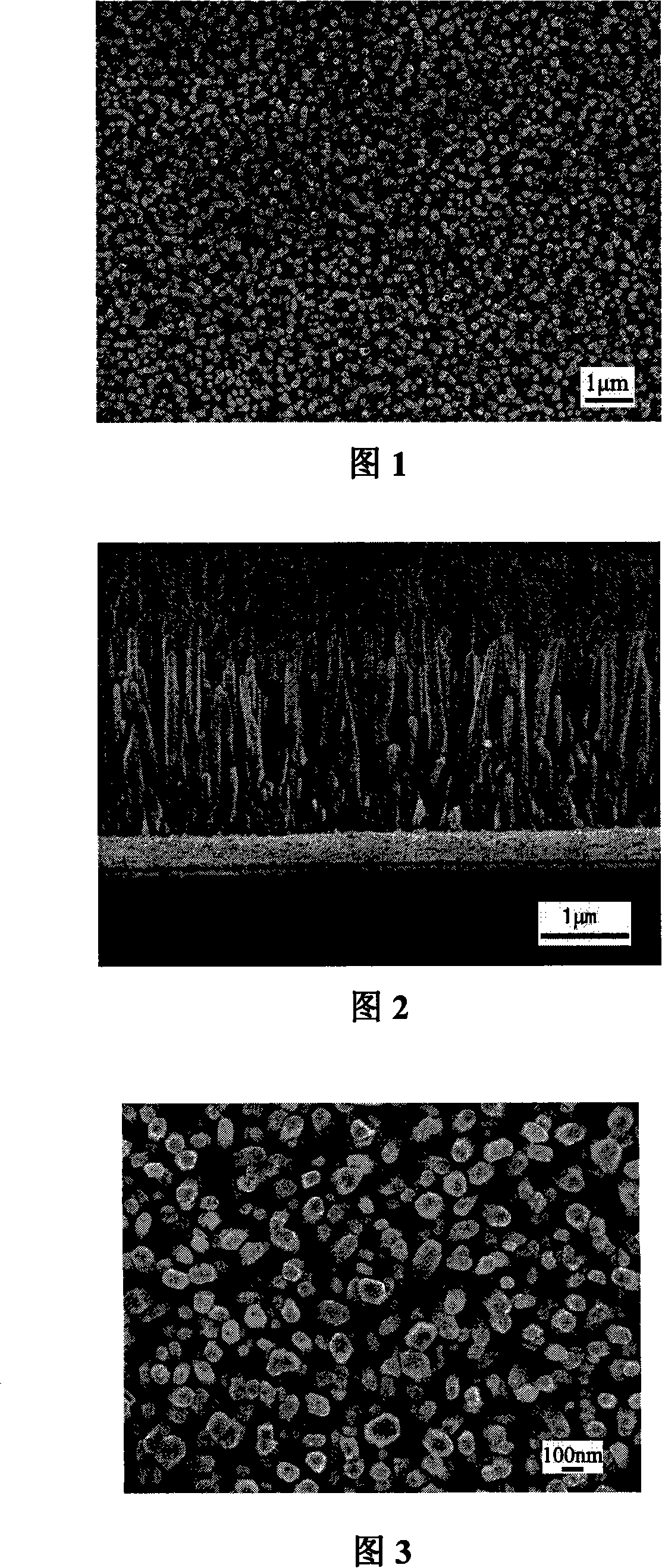 Preparation method for large-area nano zinc oxide directional array