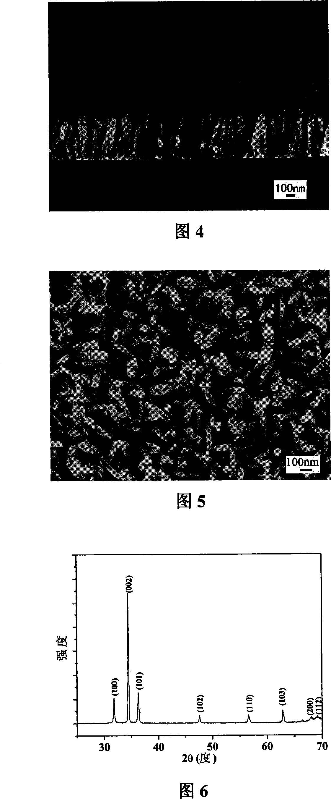 Preparation method for large-area nano zinc oxide directional array