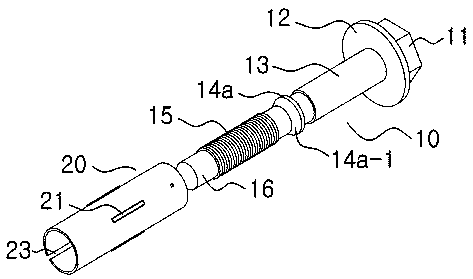 Insert bolt using bushing and manufacturing method of bushing