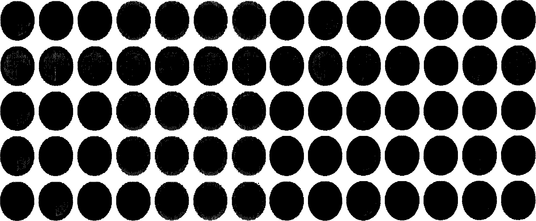 Method for calibrating camera and colour reference thereby