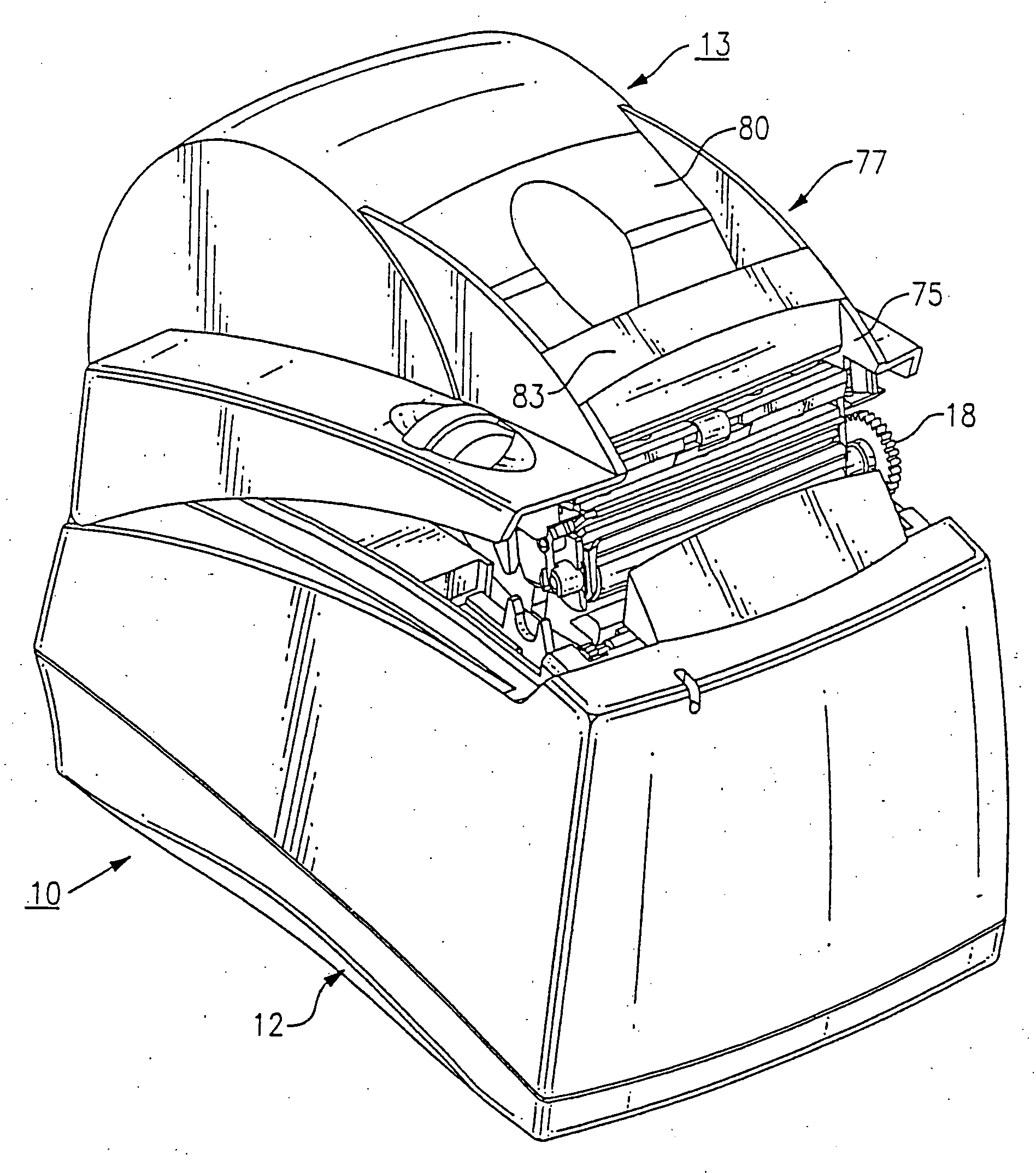 Stacker for a printer