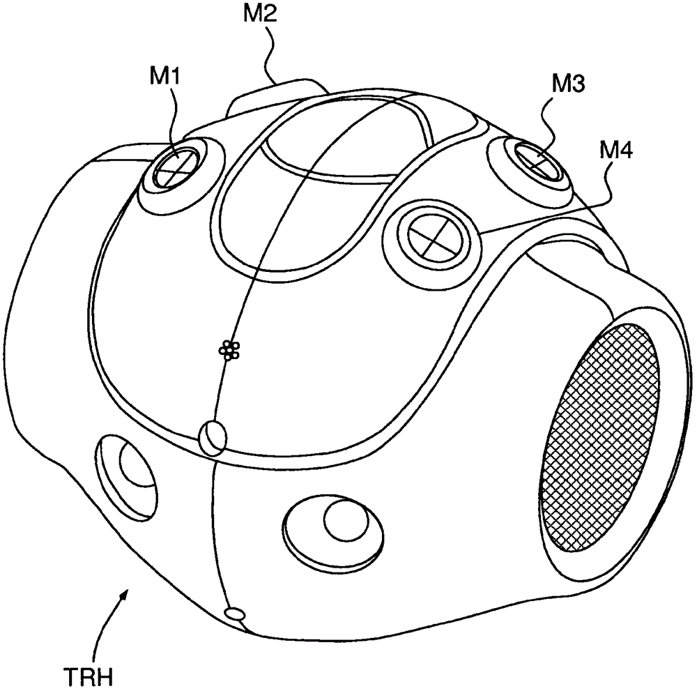 Method for locating a sound source, and humanoid robot using such a method