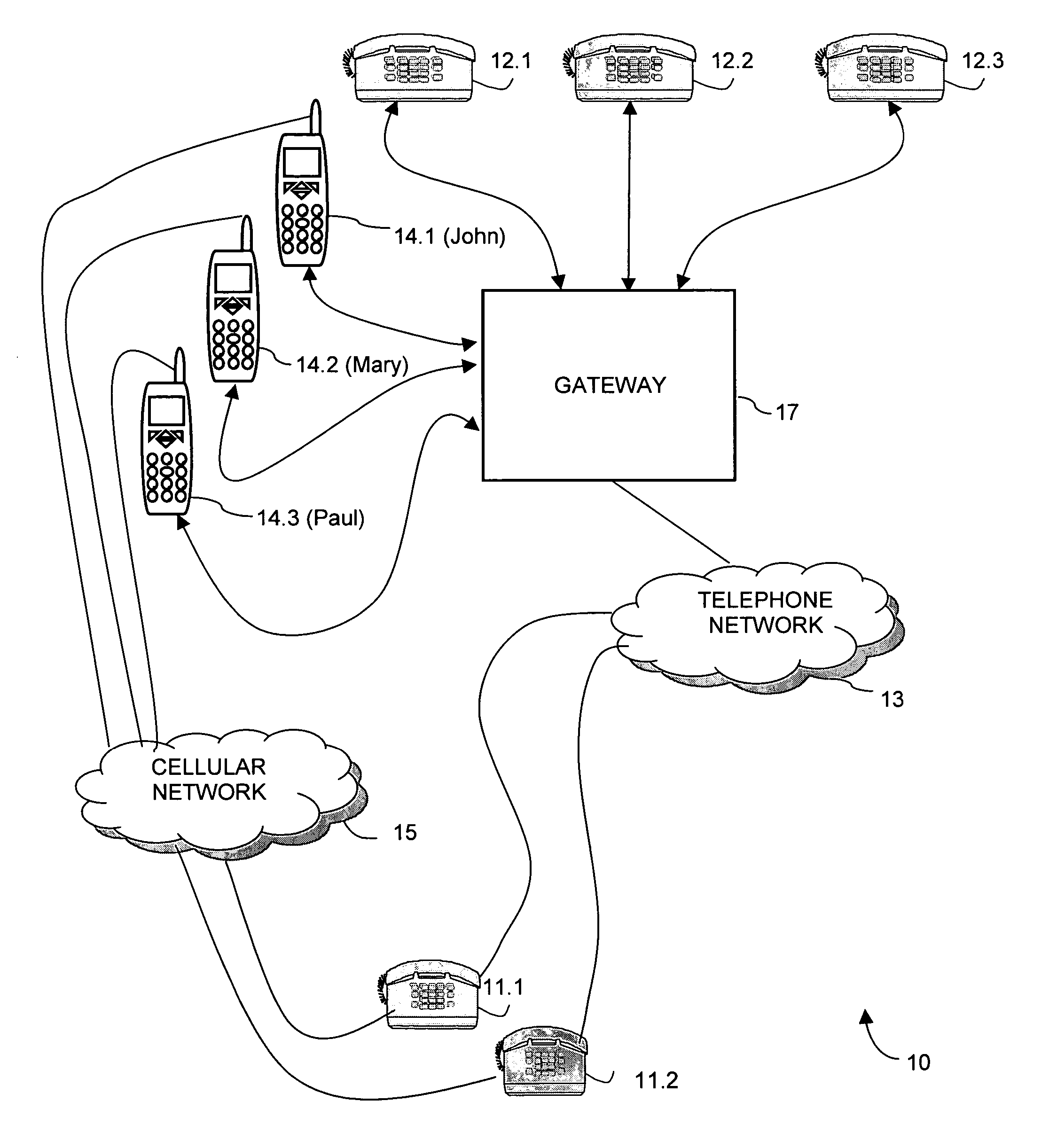 Method and apparatus for vocalizing characteristic ring signal of called party in a telephone system