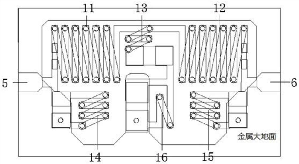 High-performance miniaturized IPD band-pass filter