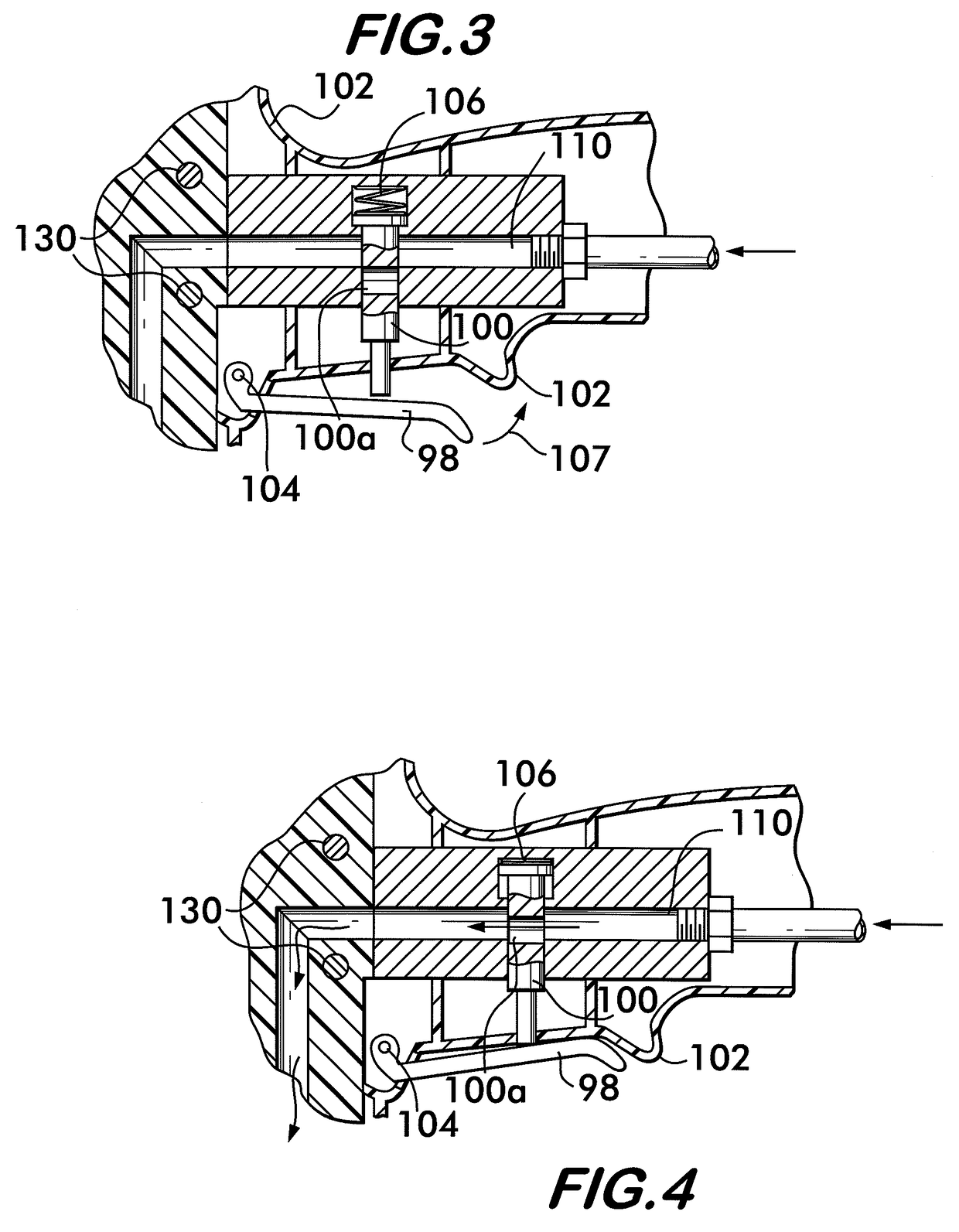 Dispensing device arranged to reduce the risk of strain and injury during use