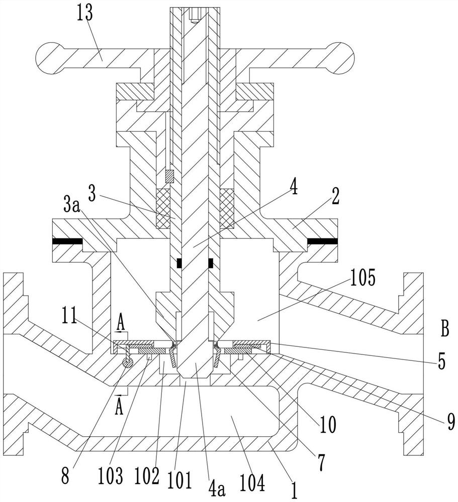 Anti-blocking regulating valve