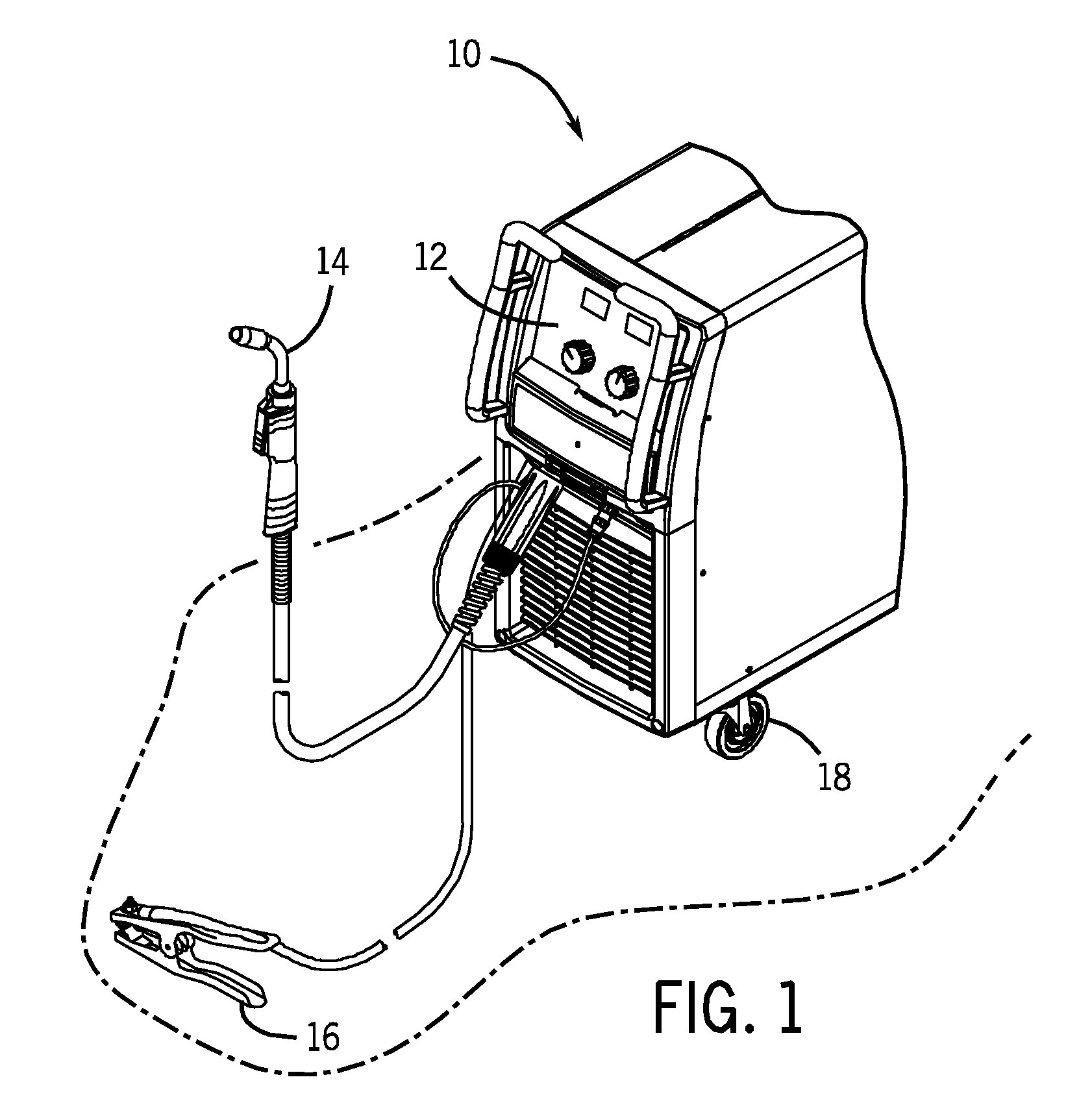 Welding or cutting power supply using phase shift double forward converter circuit (PSDF)