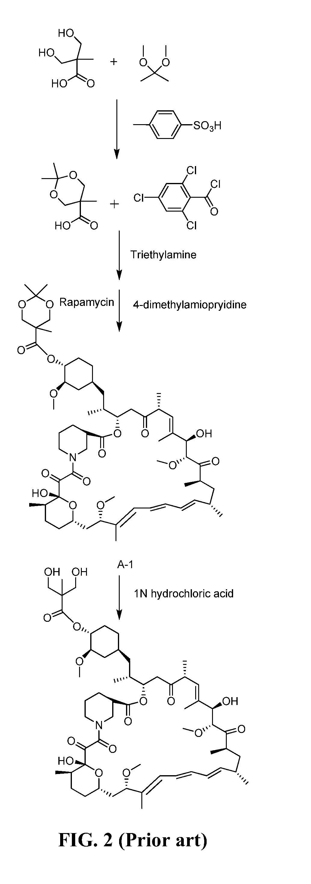 Method for preparing temsirolimus