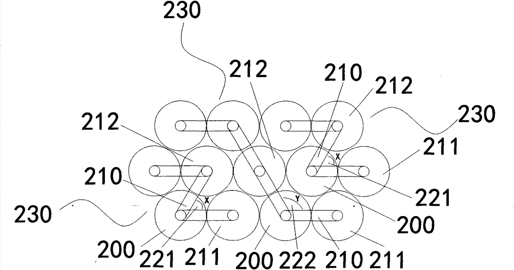 Method for realizing tight serial and parallel connection on cylindrical battery cells in battery pack