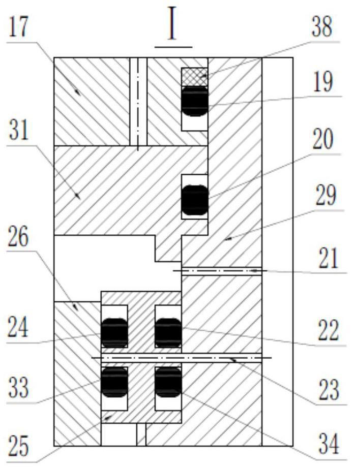 Method for testing performance of nonmetal sealing element in high-pressure hydrogen environment