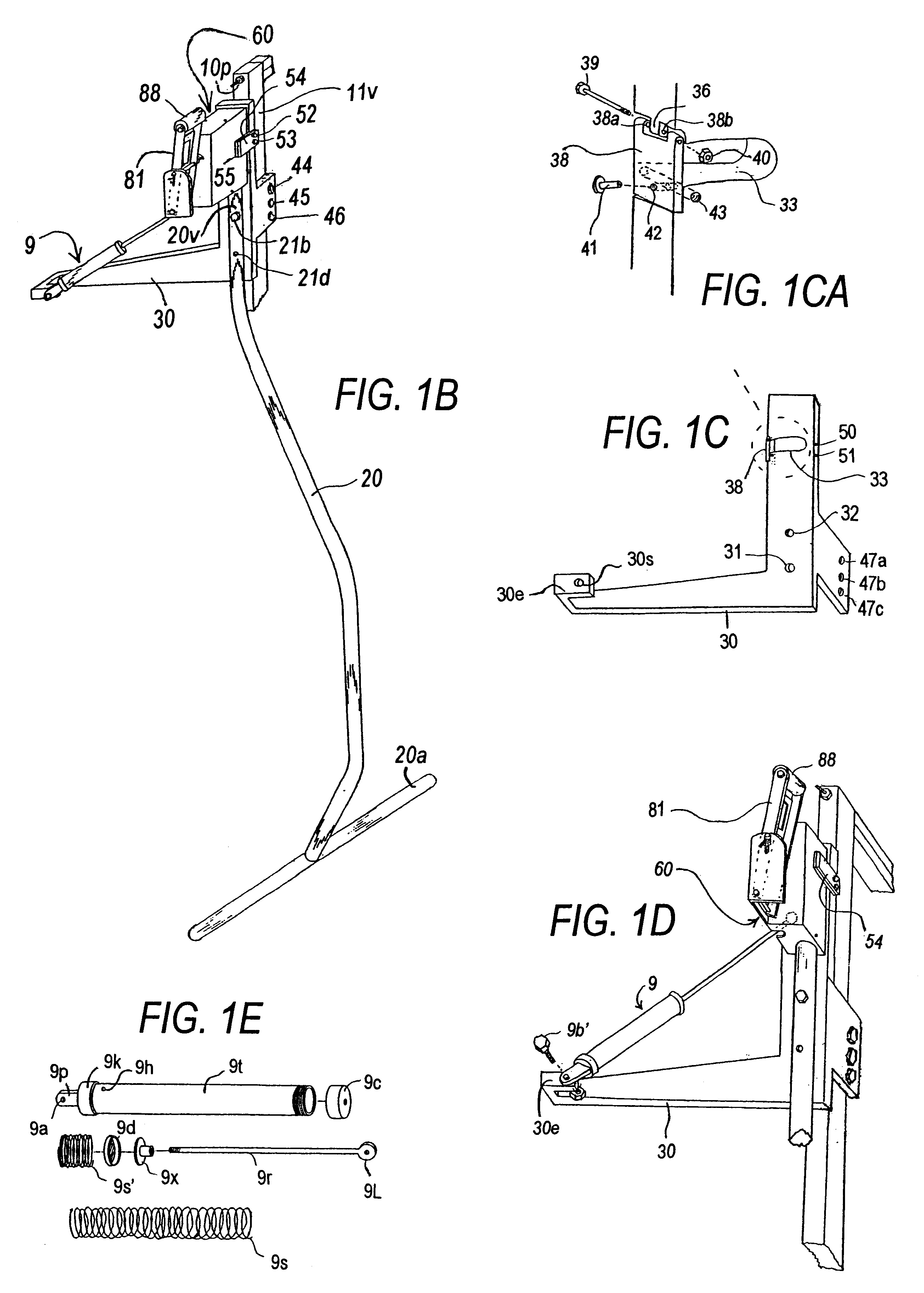 Automatic crossbar on ski chair-lift for facilitating passenger dismount