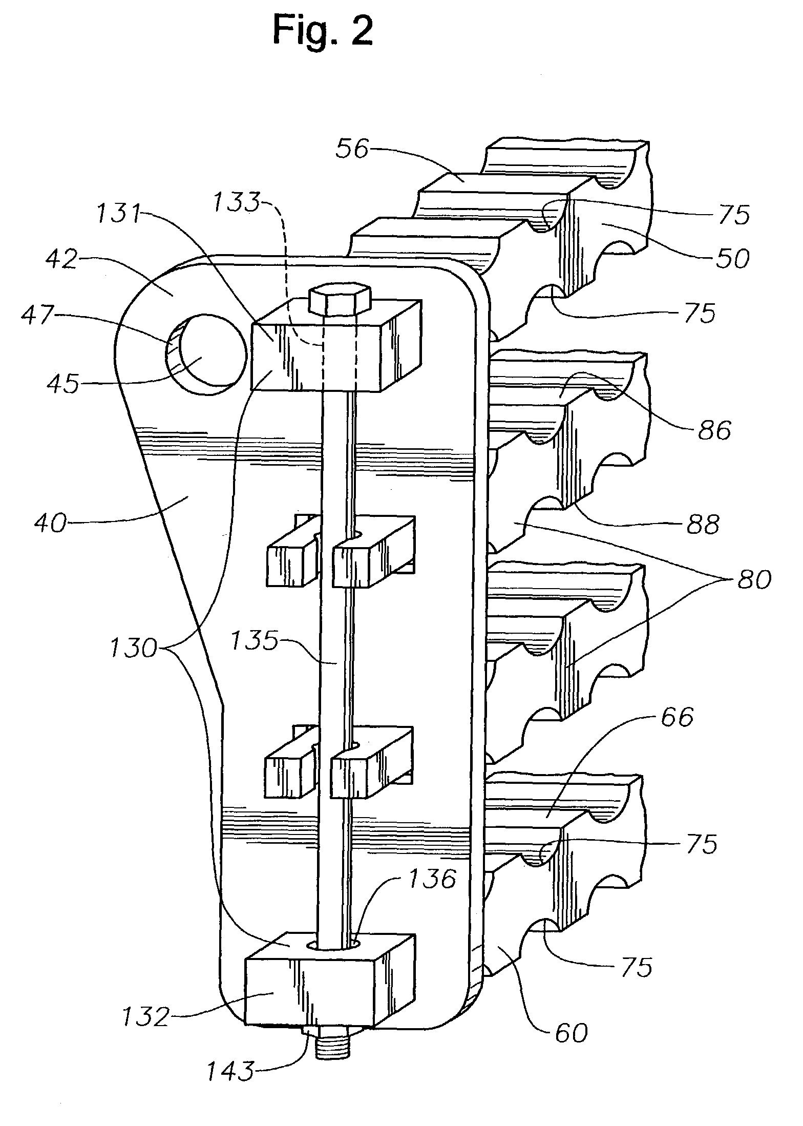 Apparatus for shipping and storing elongated members