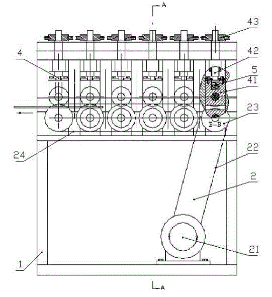 Mao bamboo continuous-flattening processing method and equipment