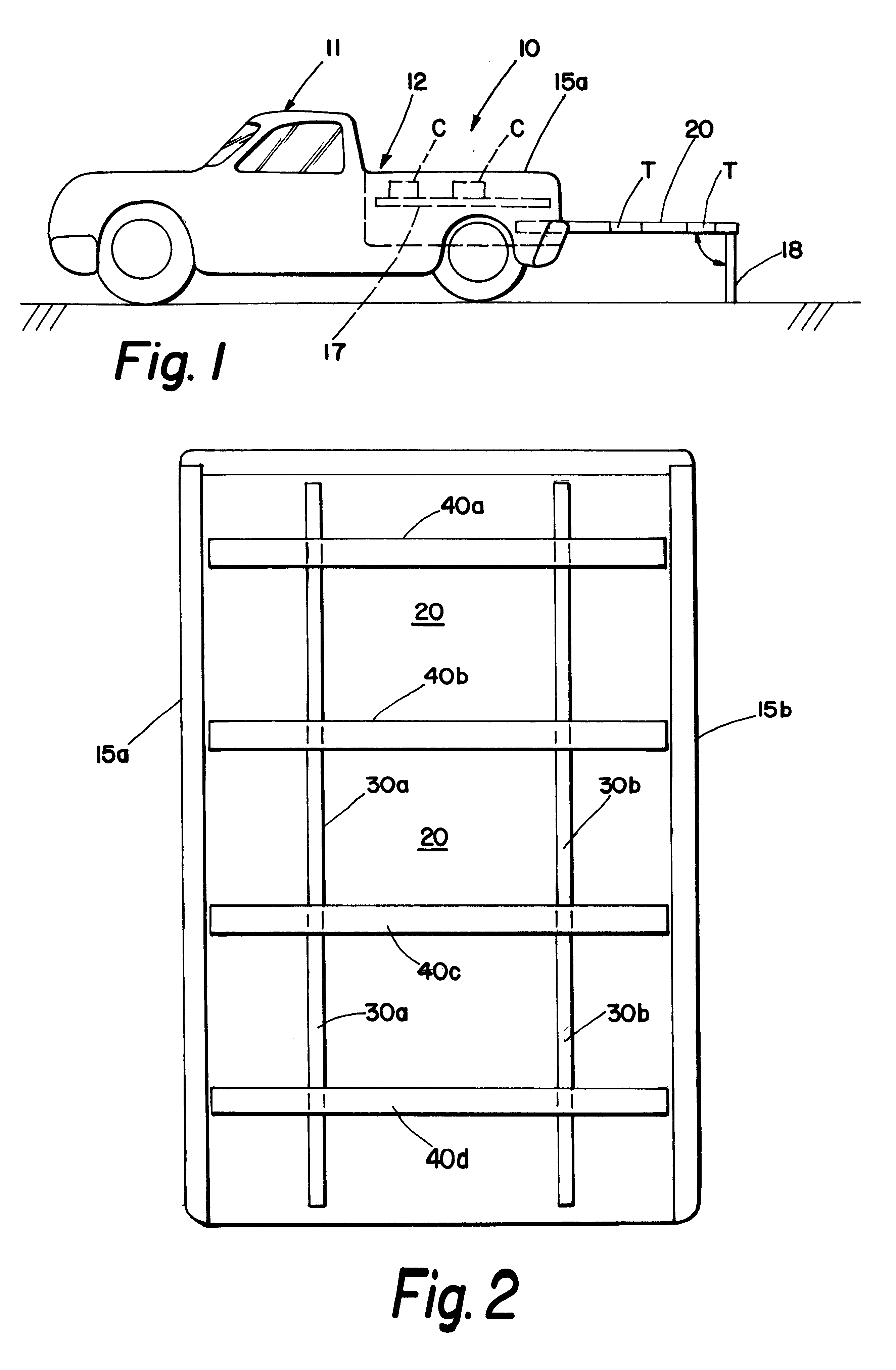 Pickup truck storage system