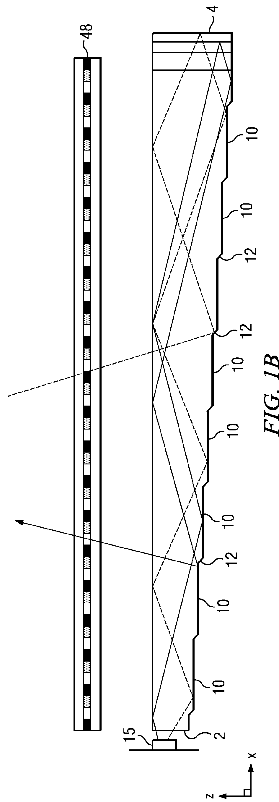 Segmented directional backlight and related methods of backlight illumination