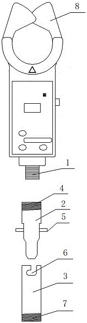 Remote electric leakage locating and detecting device for low voltage overhead lines