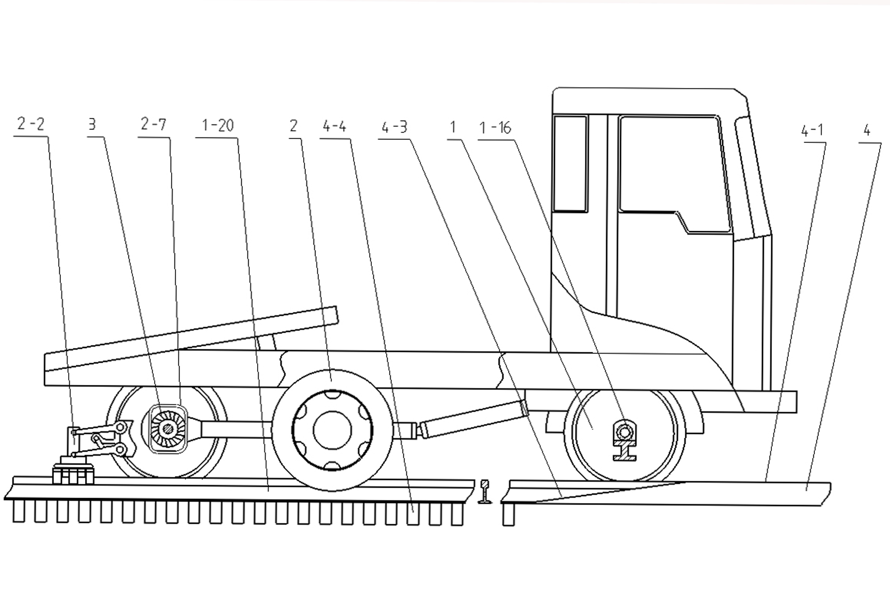 Dual-purpose vehicle capable of travelling on high-orbit railway and highway and road matching system