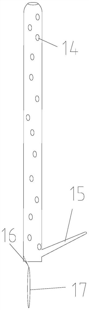 Nasobiliary-pancreatic internal and external drainage tube and nasobiliary external drainage tube implantation device