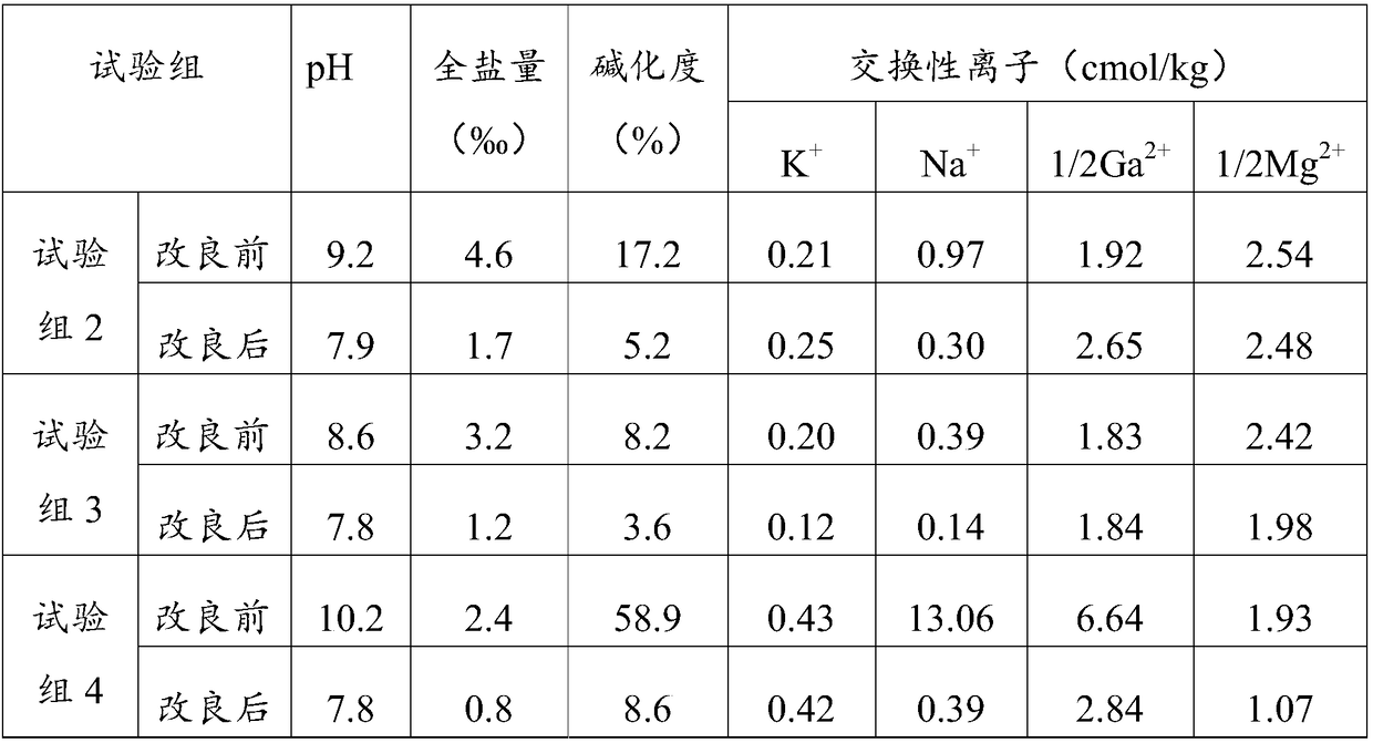 Calcareous soil salt alkali improver and preparation method thereof