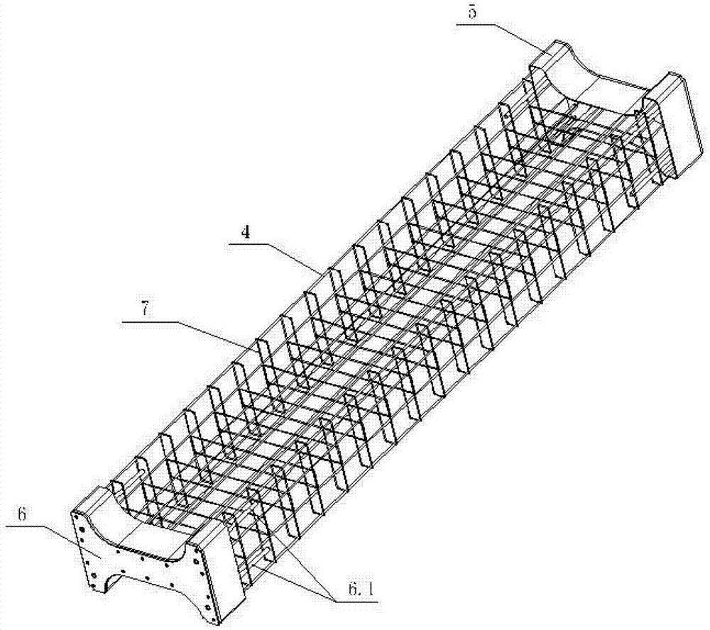 H-shaped support pile and preparation method thereof