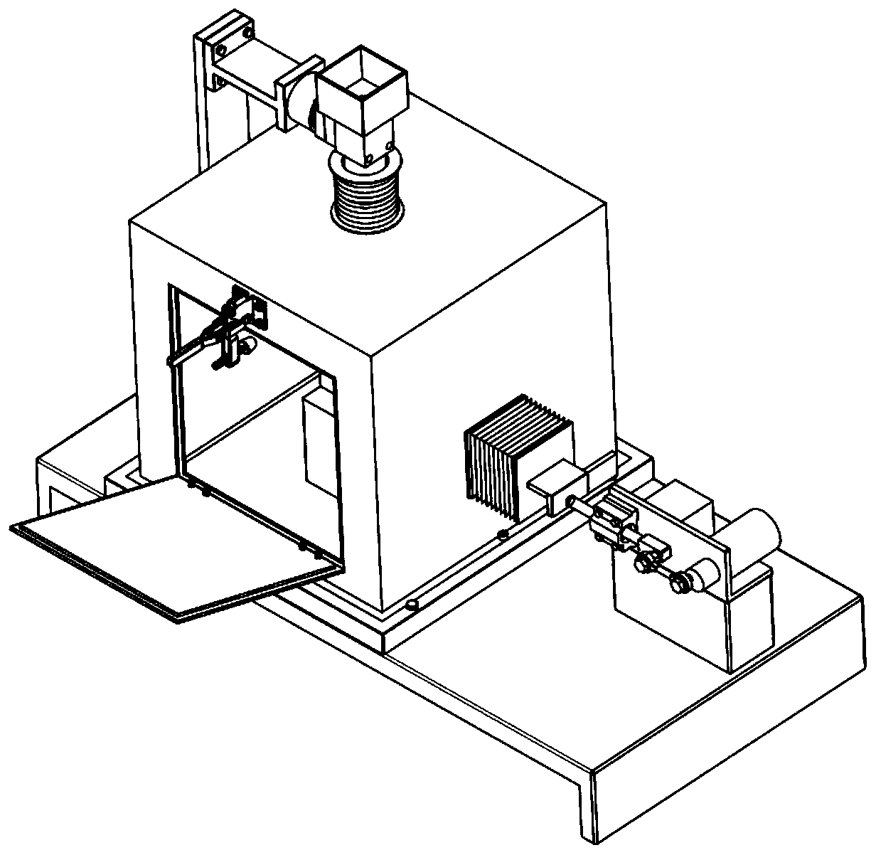 Reciprocating type corrosion fretting wear testing machine