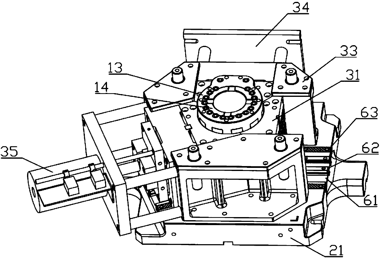 Low-pressure casting die for new energy automobile motor shell with end cover