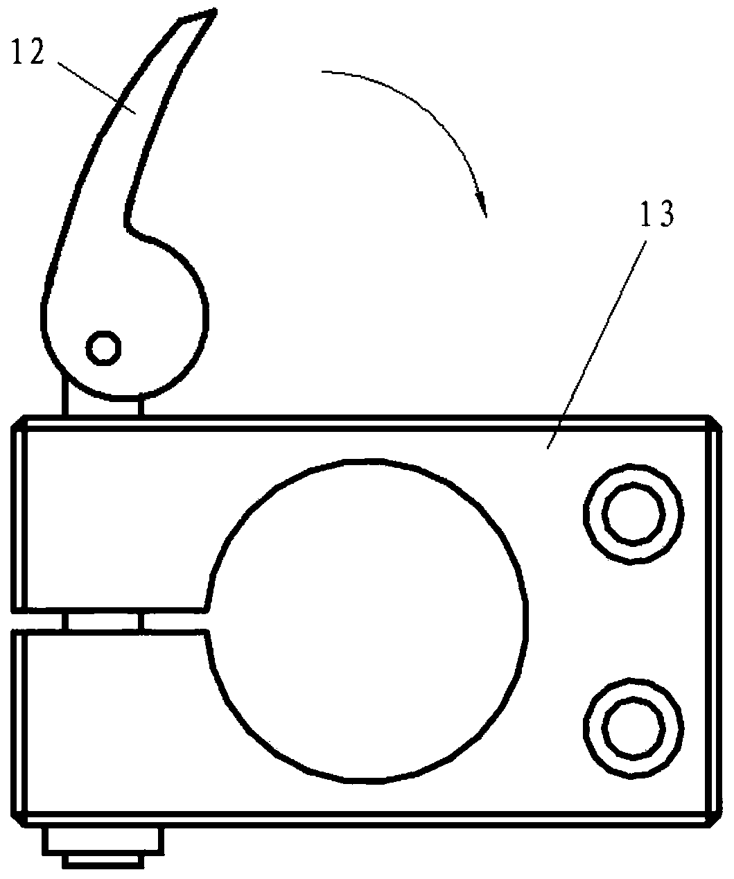 Pelvic mechanism for gait rehabilitation with quick adjustment and locking