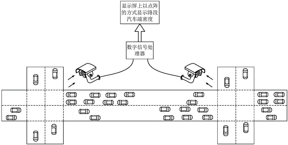 Application device for traffic camera traffic information acquisition based on image identification