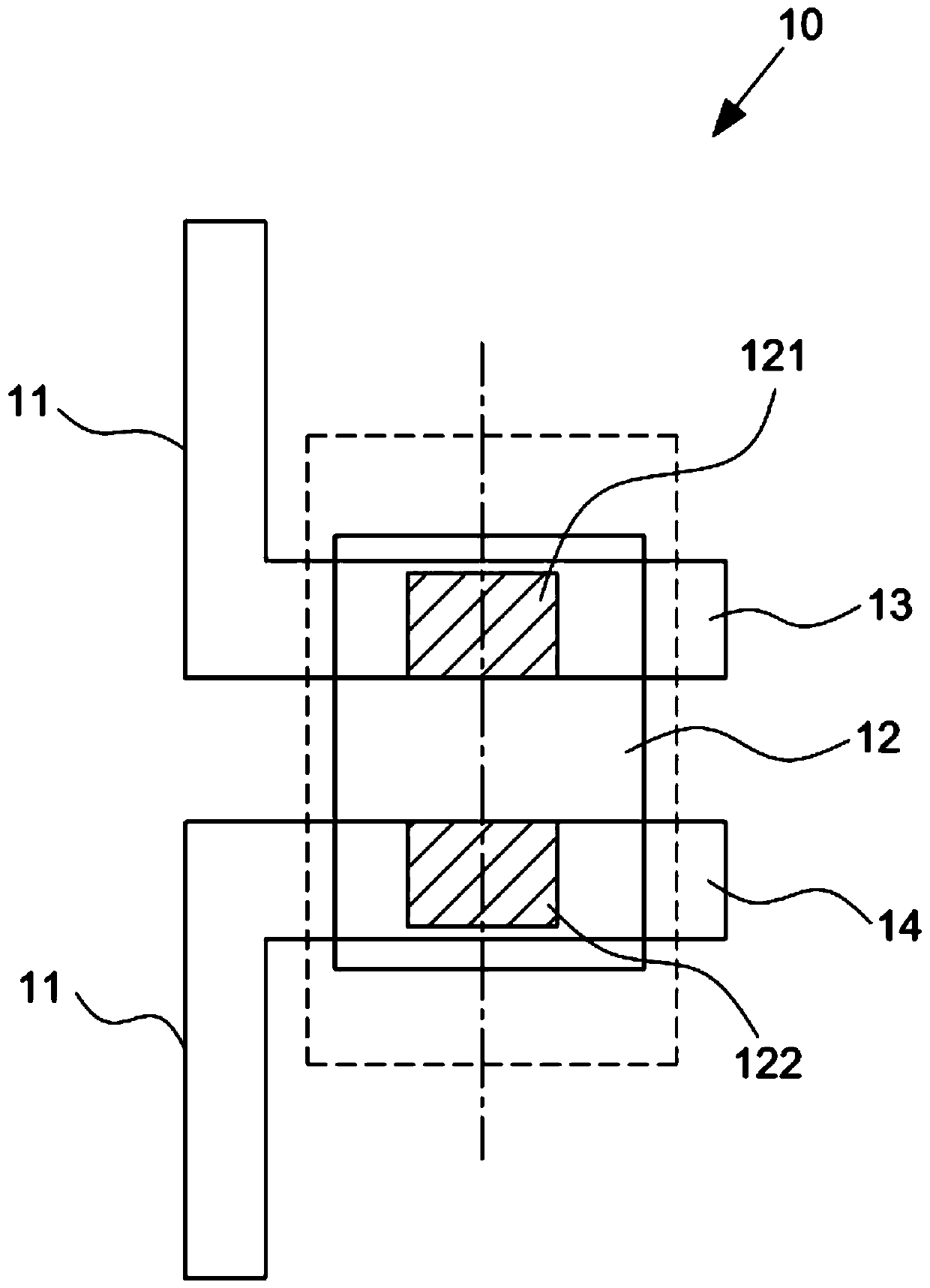 Welding structure for avoiding Mini LED displacement